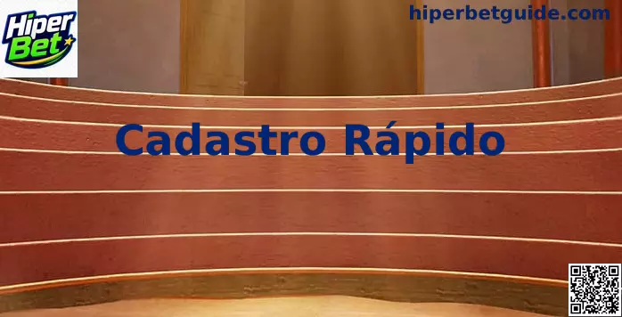 Interface de Cadastro Rápido na plataforma Hiper Bet Brasil