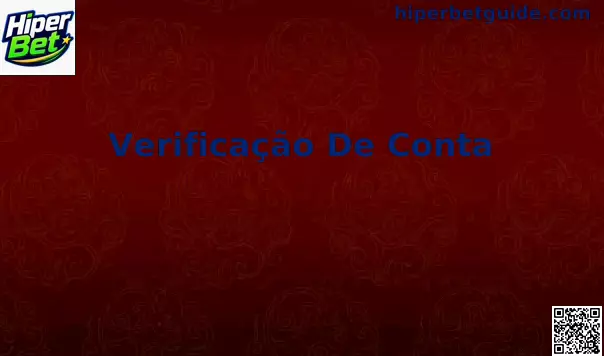 Interface de Verificação de Conta na Hiper Bet