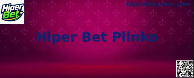 Interface demonstrativa do Hiper Bet Plinko com painel de pinos e bolinhas