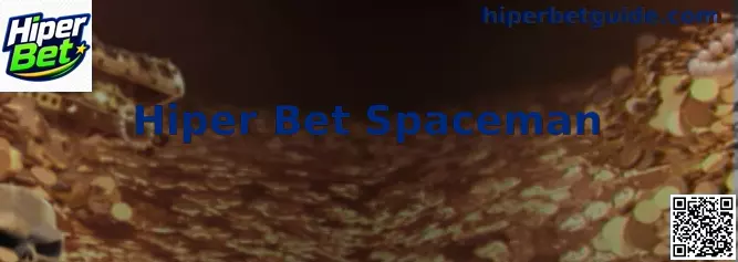 Interface do jogo Hiper Bet Spaceman com astronauta e multiplicadores