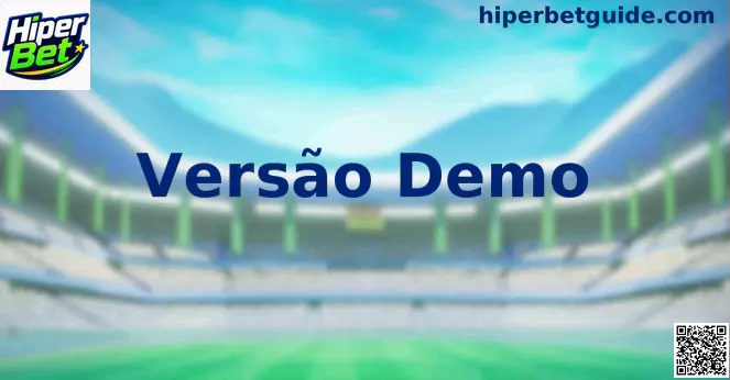Interface ilustrativa da Versão Demo na plataforma Hiper Bet